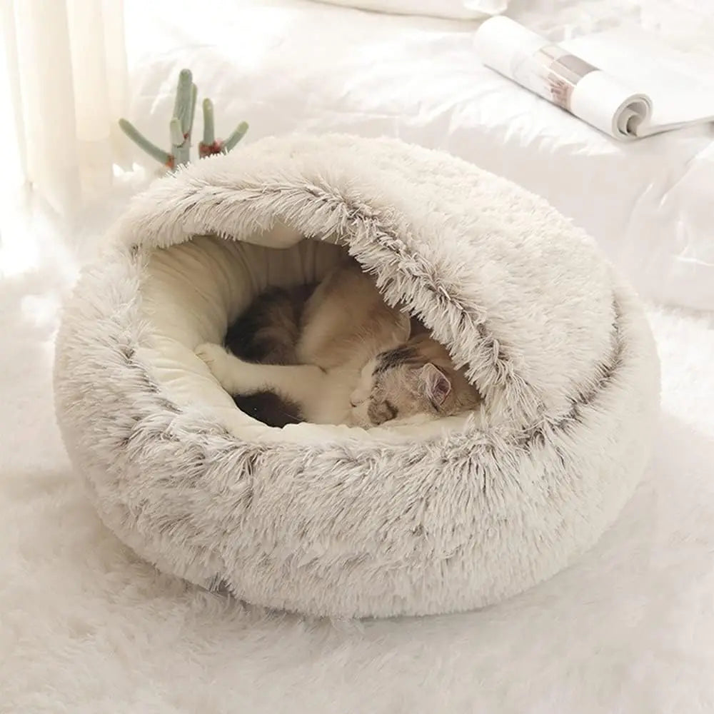 Hooded Plush Bed