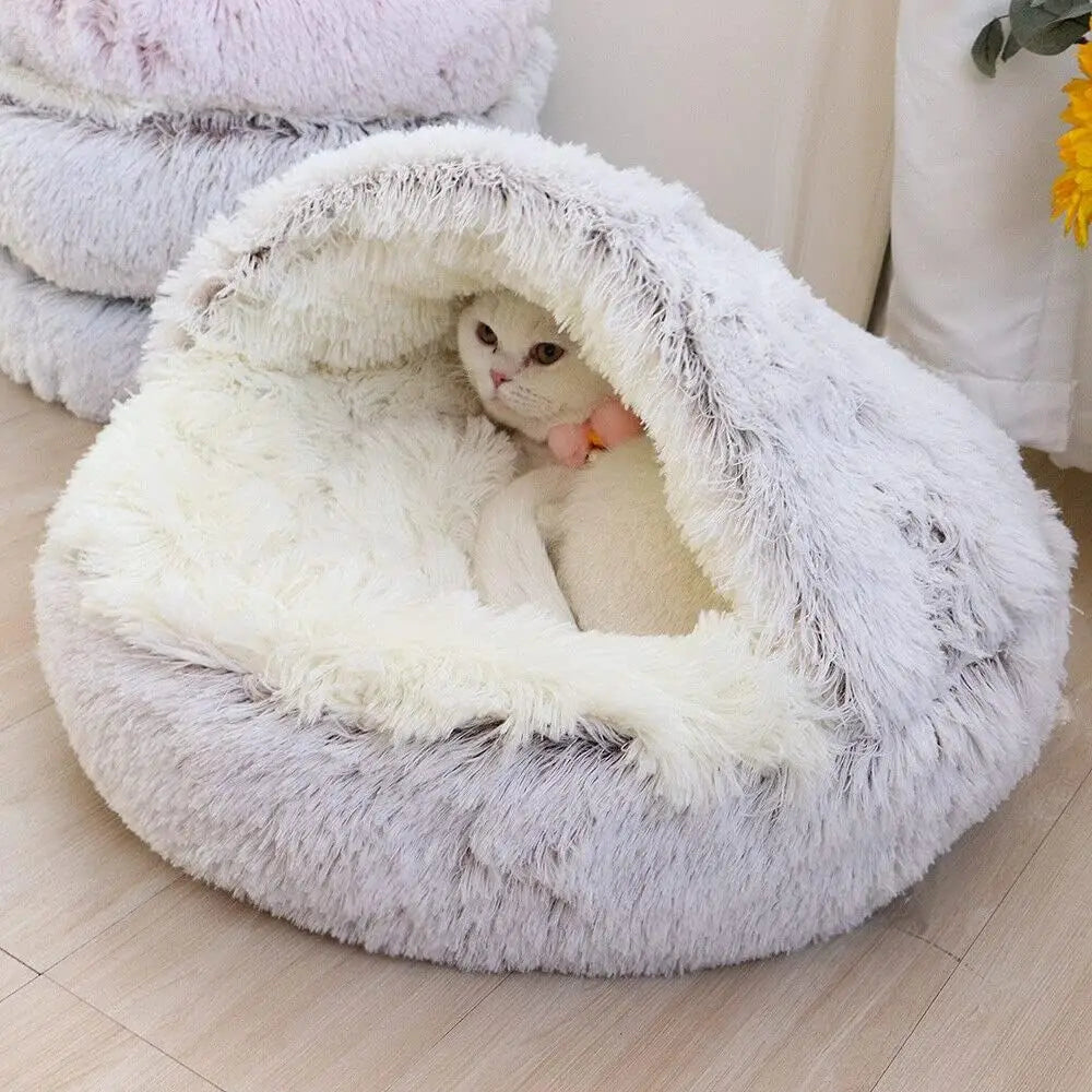 Hooded Plush Bed